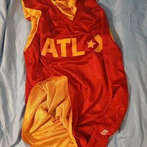 Converse Red and Yellow ATL Men's Jersey